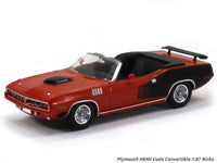 Plymouth HEMI Cuda Convertible red 1:87 Ricko HO Scale Model car