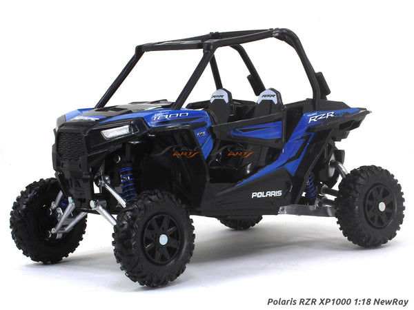 Polaris RZR XP1000 blue 1:18 NewRay ATV diecast scale model.