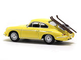 Porsche 356 Carrera 2 Ski vacation 1:64 Schuco diecast scale miniature car