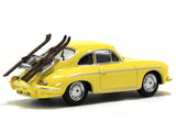 Porsche 356 Carrera 2 Ski vacation 1:64 Schuco diecast scale miniature car