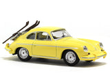 Porsche 356 Carrera 2 Ski vacation 1:64 Schuco diecast scale miniature car