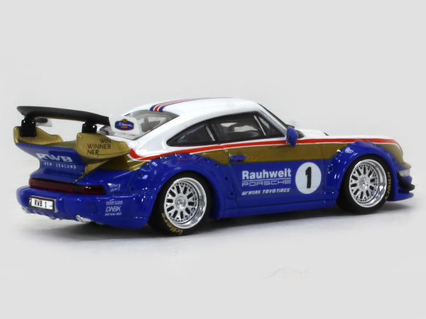 Porsche 911 964 RWB Rothmans 1:64 CM Model diecast scale model car ...