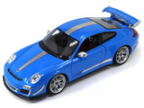Porsche 911 GT3 RS 4.0 blue 1:18 Bburago diecast Scale Model car.