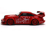 Porsche 964 RWB red 1:64 TimeMicro diecast scale miniature car