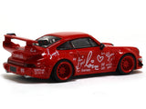 Porsche 964 RWB red 1:64 TimeMicro diecast scale miniature car