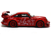 Porsche 964 RWB red 1:64 TimeMicro diecast scale miniature car