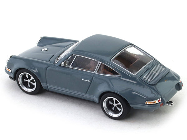 Porsche 964 Singer grey 1:64 Pop Race diecast scale miniature car ...