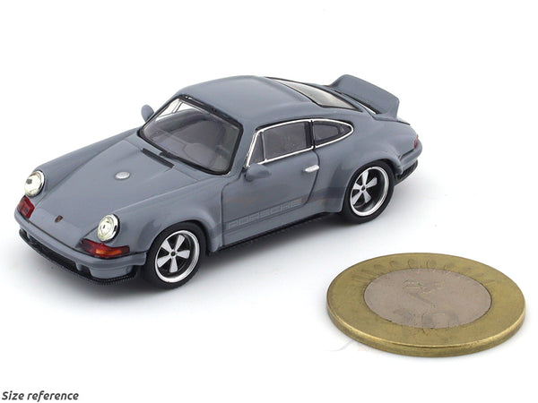 Porsche 964 Singer grey 1:64 HKM diecast scale model car | Scale Arts India