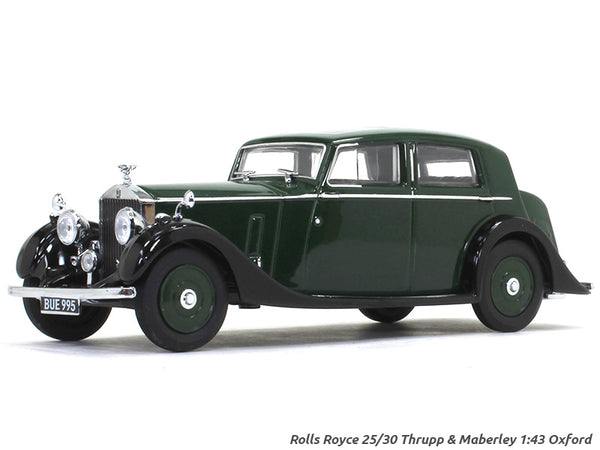 Rolls-Royce 25-30 Thrupp Maberley green 1:43 Oxford diecast Scale Model Car