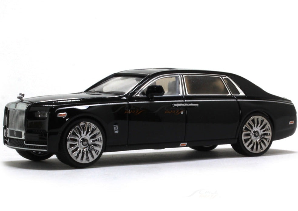 Rolls Royce Phantom VIII black 1:64 diecast scale miniature car