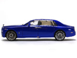 Rolls Royce Phantom VIII blue 1:64 diecast scale miniature car.