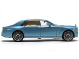 Rolls Royce Phantom VIII light blue 1:64 diecast scale miniature car.