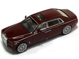 Rolls Royce Phantom VIII maroon 1:64 diecast scale miniature car.