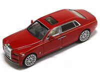 Rolls Royce Phantom VIII red 1:64 diecast scale miniature car.