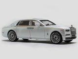 Rolls Royce Phantom VIII white 1:64 diecast scale miniature car.