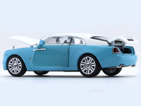 Rolls-Royce Wraith blue white 1:64 DCM diecast scale model car