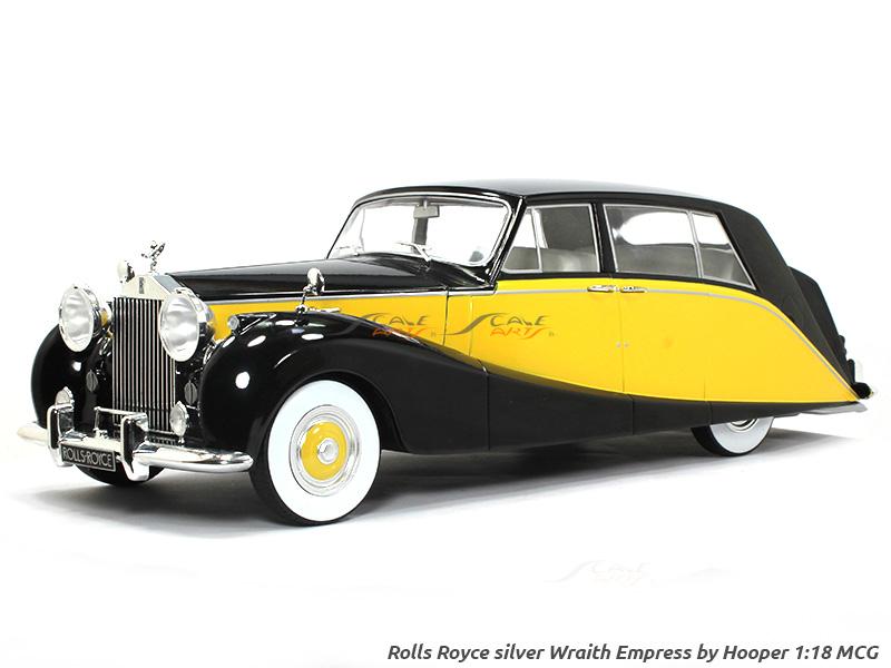 1956 Rolls-Royce Silver Wraith Hooper Empress yellow 1:18 MCG