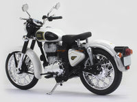 Royal Enfield Classic 350 White 1:12 Maisto diecast Scale Model bike.