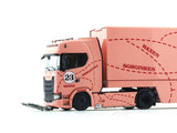 Scania 730S Pink Pig transporter 1:64 Modern Art diecast scale model truck