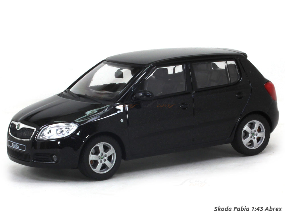 Skoda Fabia black 1:43 Abrex diecast Scale Model | Scale Arts India