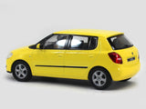 Skoda Fabia yellow 1:43 Abrex diecast Scale Model car.