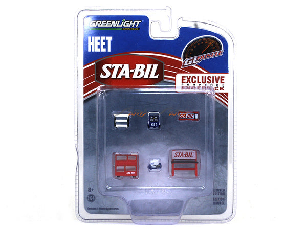 Sta-Bil & Heet Shop Tools 1:64 Greenlight diecast Scale Model accessories