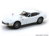 Toyota 2000GT white 1:87 Ricko HO Scale Model car