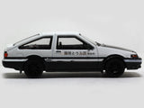 Toyota AE86 black bonnet 1:64 TimeMicro diecast scale miniature car.