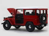 Toyota FJ 40 Land Cruiser red 1:24 Motormax diecast scale model car.