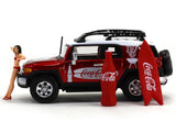 Toyota FJ Cruiser Coca Cola 1:64 TimeMicro diecast scale miniature car.