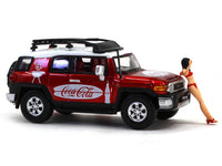 Toyota FJ Cruiser Coca Cola 1:64 TimeMicro diecast scale miniature car.