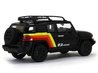 Toyota FJ Cruiser black 1:64 Stance Hunters diecast scale model miniature car