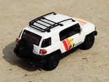 Toyota FJ Cruiser white 1:64 Stance Hunters diecast scale model miniature car