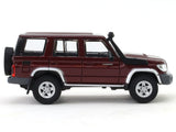 Toyota Land Cruiser 76 Merlot Red 1:64 Para64 diecast scale miniature car