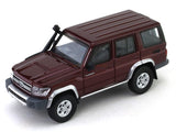 Toyota Land Cruiser 76 Merlot Red 1:64 Para64 diecast scale miniature car