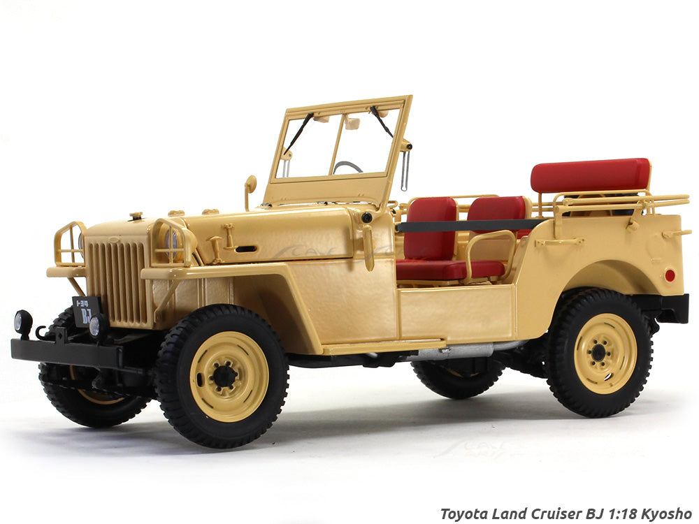 Toyota Land Cruiser BJ beige 1:18 Kyosho diecast model car