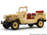 Toyota Land Cruiser BJ beige 1:18 Kyosho diecast model car