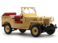 Toyota Land Cruiser BJ beige 1:18 Kyosho diecast model car