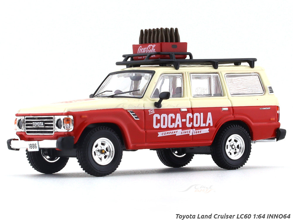 【T.y】INNO イノー　パジェロ　コカコーラランドクルーザー　1/64 ミニカーショップ ケンボックス 【未開封品】INNOモデル☆IN64-FJ60