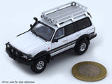 Toyota Land Cruiser LC80 white 1:64 GCD diecast scale model car