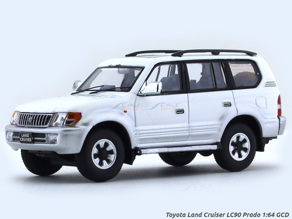 Toyota Land Cruiser LC90 Prado white 1:64 GCD diecast scale model