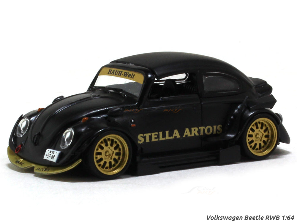 Volkswagen Beetle RWB black 1:64 diecast scale miniature car