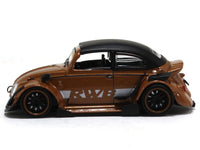 Volkswagen Beetle RWB brown 1:64 diecast scale miniature car.