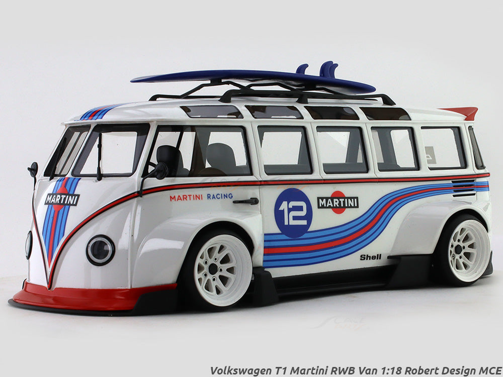 Volkswagen T1 Martini RWB Van 1:18 Robert Design MCE diecast scale mod