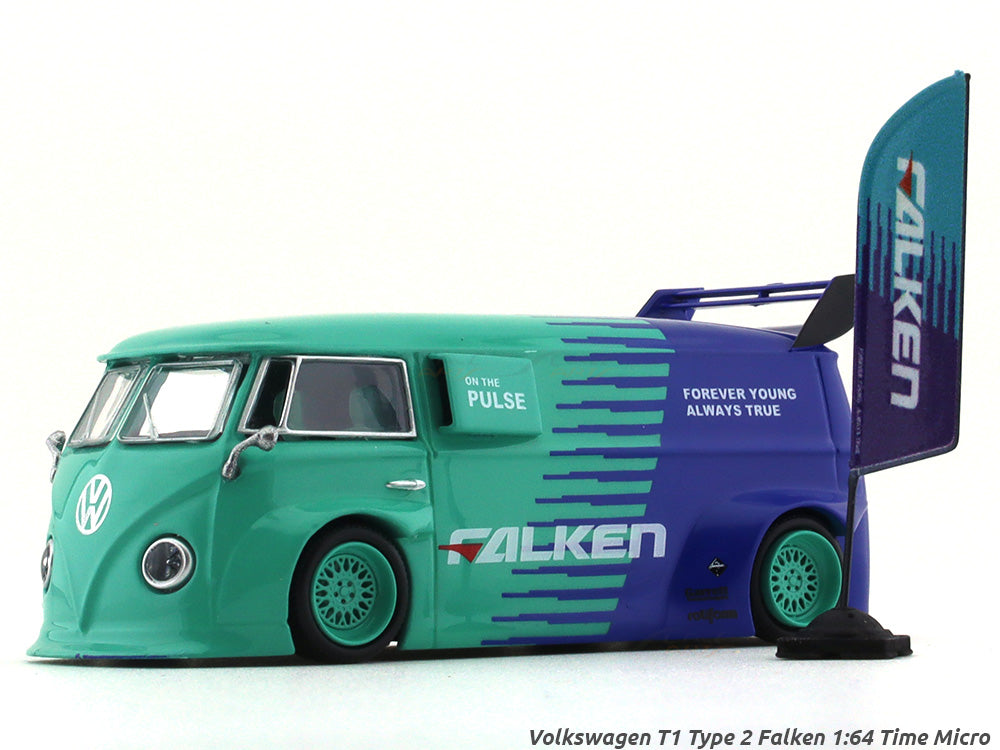 Volkswagen T1 Type 2 Falken 1:64 Time Micro diecast scale model 