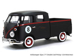 Volkswagen Type 2 T1 Double Cab Pickup #8 1:24 Motormax diecast scale model truck.
