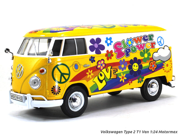 VW Combi Type 2 T1 Pompier Allemand avec remorque - Motormax 1/24 79671 VW Combi Type 2 T1 Pompier Allemand avec remorque - Motormax 1/24 79671