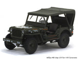 Willys MB Jeep 1/4 Ton 1:43 Cararama diecast Scale Model Car.