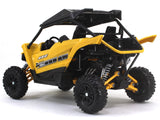 Yamaha YXZ1000R Yellow 1:18 NewRay ATV diecast scale model.