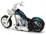 American Chopper black 1:18 Motormax diecast scale model bike.